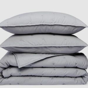 Sky Tufted Quilted KING/  Full/Queen Coverlet Set - Exclusive NWT $360